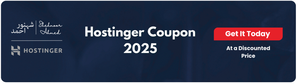 hostinger coupon code 2025