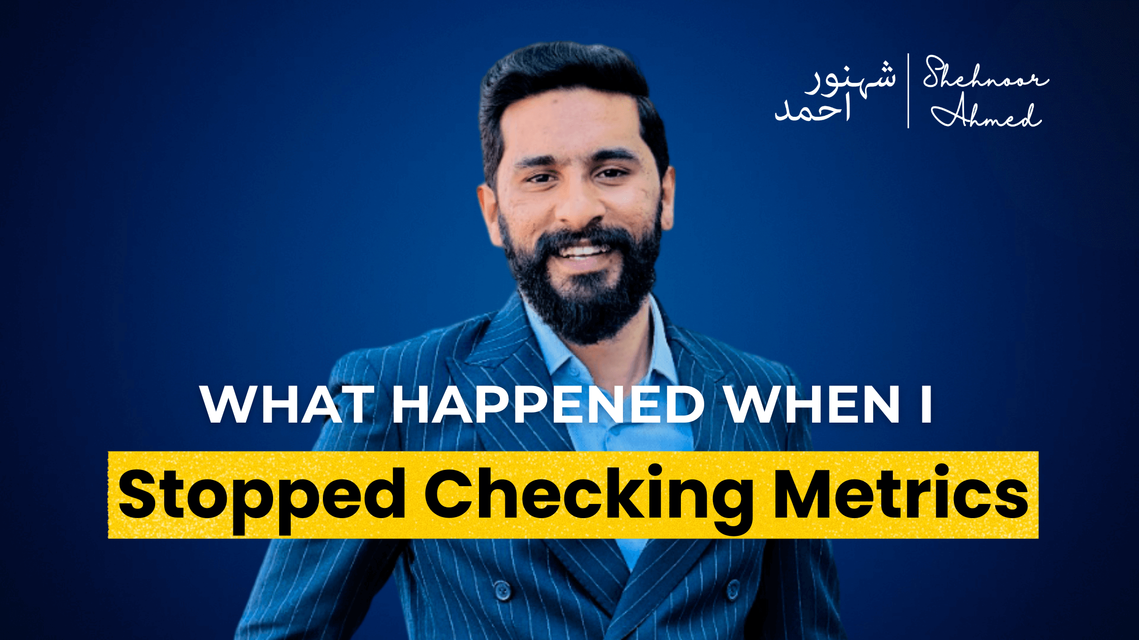 What Happened When I Stopped Checking Metrics for a Week